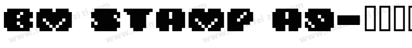 BM stamp A9字体转换